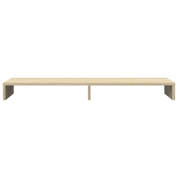 Supporto per monitor da tavolo mobile da ufficio Sonoma 100 x 27 x 10 cm legno ingegnerizzato marrone 02_0044975