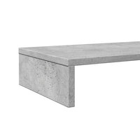 Supporto per monitor tavolo da scrivania mobile 100 x 27 x 10 cm legno ingegnerizzato grigio 02_0044834