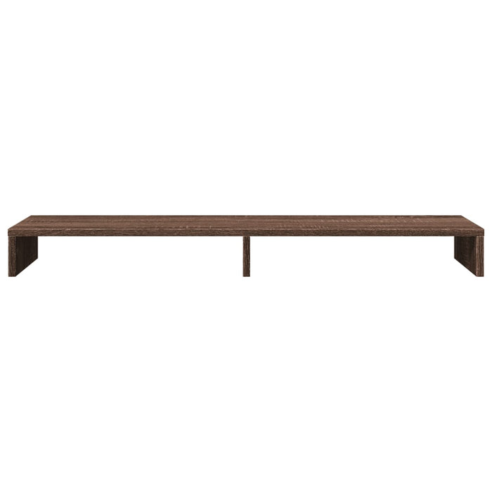 Supporto Monitor Rovere Marrone 100x27x10 cm Legno Multistrato 854658