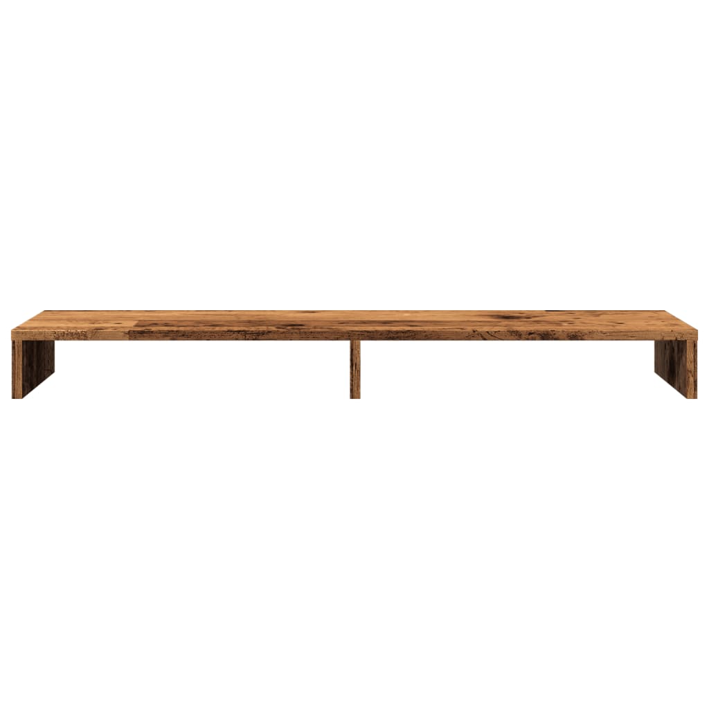 Supporto per monitor tavolo mobile ufficio legno vecchio 100 x 27 x 10 cm legno ingegnerizzato marrone 02_0045004