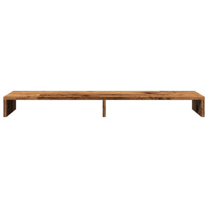 Supporto per monitor tavolo mobile ufficio legno vecchio 100 x 27 x 10 cm legno ingegnerizzato marrone 02_0045004