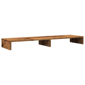 Supporto per monitor tavolo mobile ufficio legno vecchio 100 x 27 x 10 cm legno ingegnerizzato marrone 02_0045004