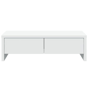 Supporto Monitor con Cassetti Bianco 50x27x15 cm in Truciolato 854661