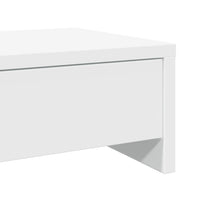 Supporto per monitor tavolo da scrivania con cassetti in legno ingegnerizzato bianco 02_0044935