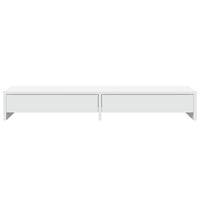 Supporto per monitor tavolo da scrivania con cassetti in legno ingegnerizzato bianco 02_0044934