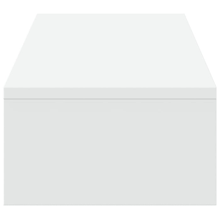 Supporto per monitor tavolo da scrivania con cassetti in legno ingegnerizzato bianco 02_0044934