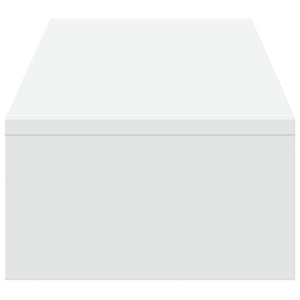 vidaXL Supporto Monitor con Cassetti Bianco 100x27x15 cm in Truciolato