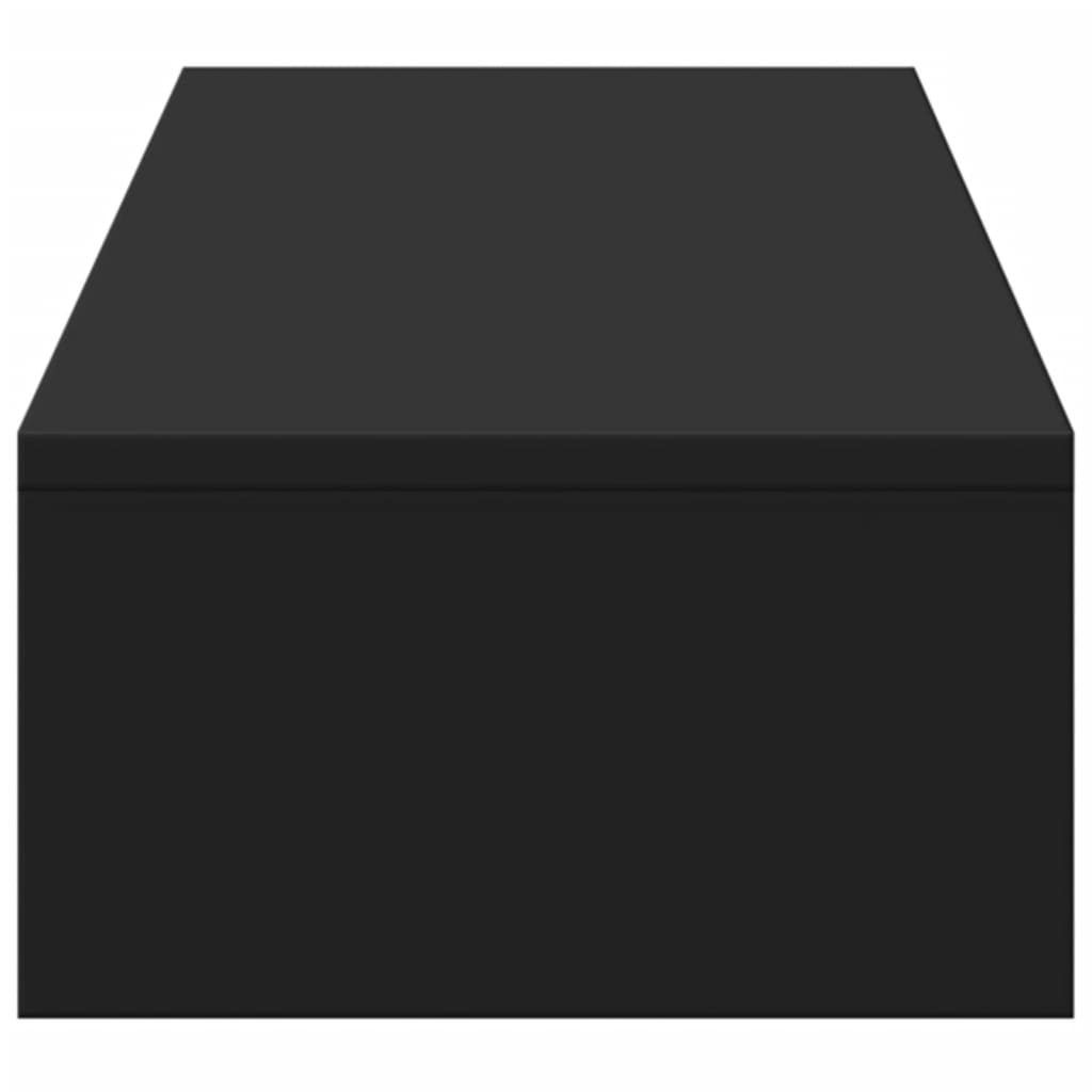 Supporto Monitor con Cassetti Nero 100x27x15 cm in Truciolato 854671