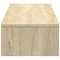 vidaXL Supporto Monitor con Cassetti Sonoma 100x27x15 cm in Truciolato