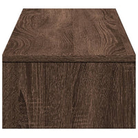 Supporto Monitor con Cassetti Marrone 100x27x15cm in Truciolato 854676