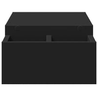 Supporto Monitor con Contenitore Nero 70x27x15 cm Truciolato