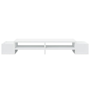 Supporto Monitor con Contenitore Bianco 100x27x15 cm Truciolato 854688