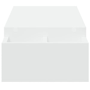 Supporto Monitor con Contenitore Bianco 100x27x15 cm Truciolato 854688