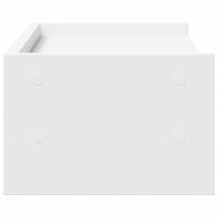 vidaXL Supporto per Monitor Bianco 42x24x16 cm in Legno Multistrato