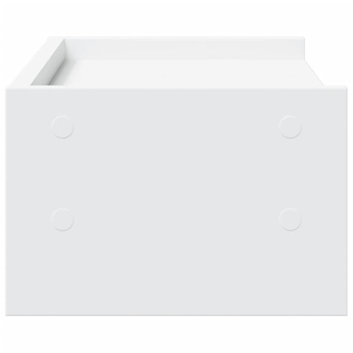 vidaXL Supporto per Monitor Bianco 42x24x16 cm in Legno Multistrato