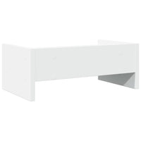 vidaXL Supporto per Monitor Bianco 42x24x16 cm in Legno Multistrato