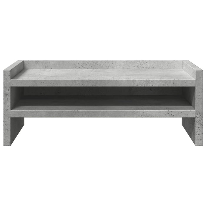 Supporto per monitor da tavolo mobile da scrivania 42 x 24 x 16 cm in legno ingegnerizzato grigio 02_0044866
