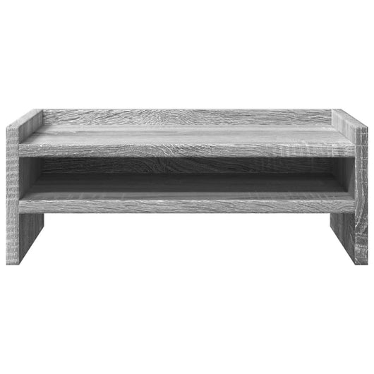Supporto per monitor da tavolo mobile da ufficio Sonoma 42 x 24 x 16 cm legno ingegnerizzato grigio 02_0044988