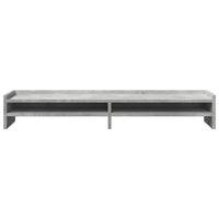 Supporto per monitor tavolo da scrivania 100 x 24 x 16 cm in legno ingegnerizzato grigio 02_0044828
