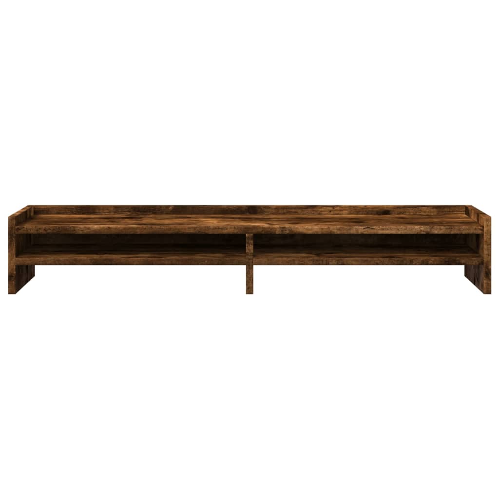 Supporto per Monitor Rovere Fumo 100x24x16 cm Legno Multistrato 854728