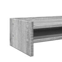 Supporto per monitor da tavolo mobile da ufficio Sonoma 100 x 24 x 16 cm legno ingegnerizzato grigio 02_0044974