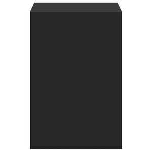 Supporto per monitor tavolo scrivania mobile e organizer in legno ingegnerizzato nero 02_0044954