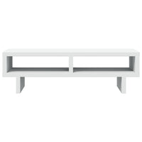 Supporto per monitor tavolo da scrivania 50 x 27 x 15 cm in legno ingegnerizzato bianco 02_0044873