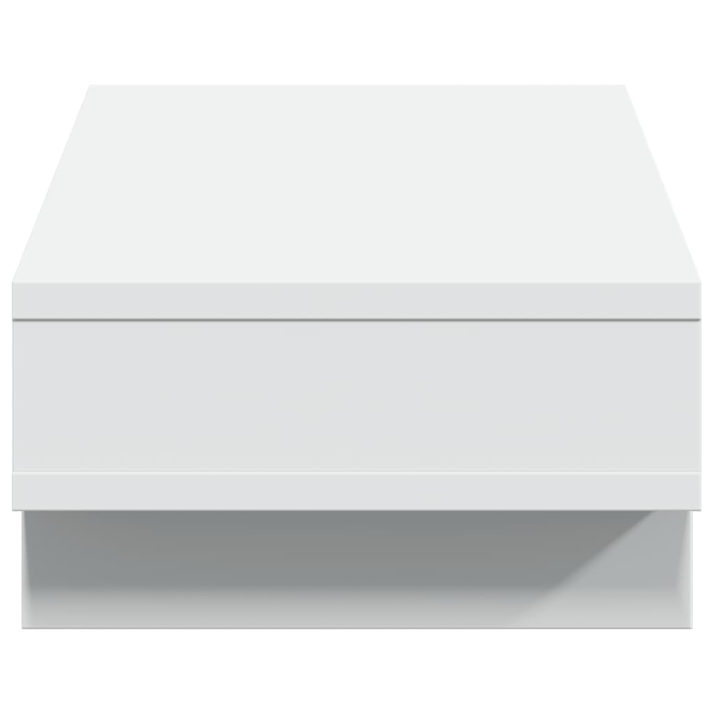 Supporto per monitor tavolo da scrivania 50 x 27 x 15 cm in legno ingegnerizzato bianco 02_0044873