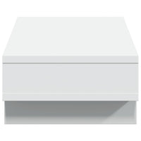 Supporto per monitor tavolo da scrivania 50 x 27 x 15 cm in legno ingegnerizzato bianco 02_0044873