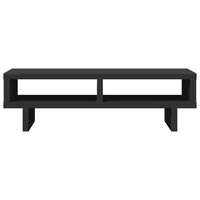 Supporto per monitor tavolo da scrivania 50 x 27 x 15 cm in legno ingegnerizzato nero 02_0044882