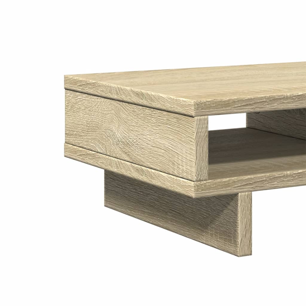 Supporto per monitor da tavolo mobile da ufficio Sonoma 50 x 27 x 15 cm legno ingegnerizzato marrone 02_0044992