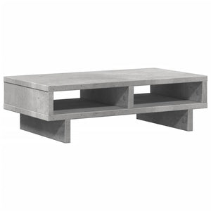 Supporto per monitor tavolo da scrivania 50 x 27 x 15 cm in legno ingegnerizzato grigio 02_0044880