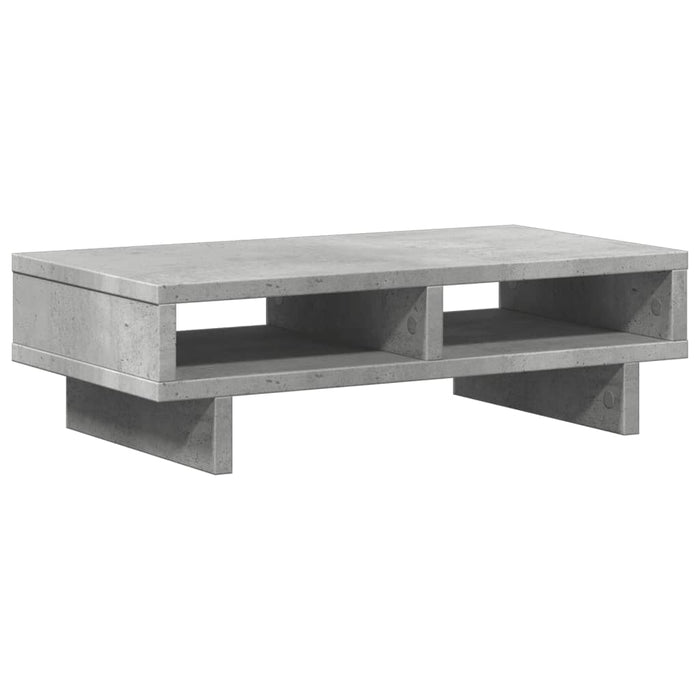 Supporto per monitor tavolo da scrivania 50 x 27 x 15 cm in legno ingegnerizzato grigio 02_0044880