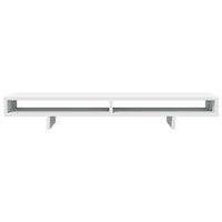 Supporto per monitor tavolo da scrivania 100 x 27 x 15 cm in legno ingegnerizzato bianco 02_0044837