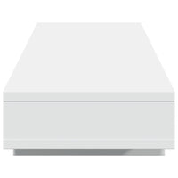 Supporto per Monitor Bianco 100x27x15 cm Legno Massello di Pino