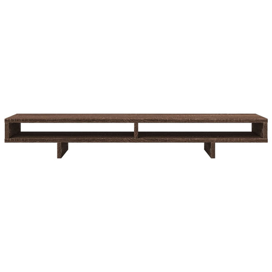 Supporto per monitor tavolo da scrivania 100 x 27 x 15 cm legno ingegnerizzato marrone 02_0044840