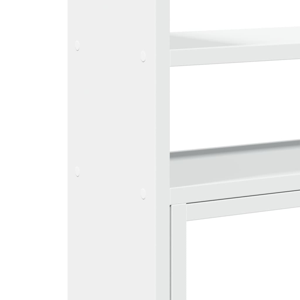 vidaXL Organizer Scrivania Regolabile Bianco 40x17x41 cm in Truciolato