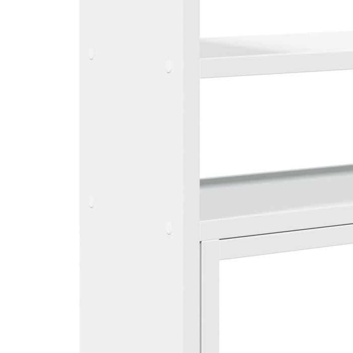 vidaXL Organizer Scrivania Regolabile Bianco 40x17x41 cm in Truciolato