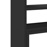 Organizer Scrivania Regolabile Nero 40x17x41 cm in Truciolato 854761