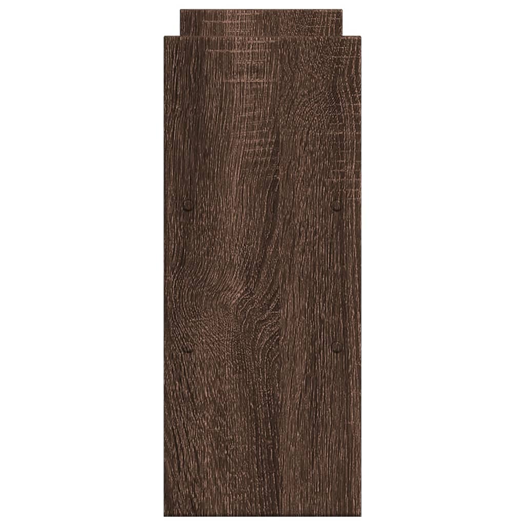 Organizer Scrivania Rovere Marrone 40x17x41 cm in Truciolato