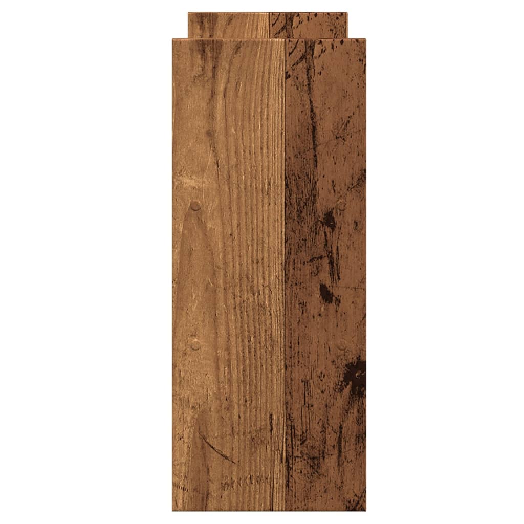 Organizer Scrivania Legno Antico 40x17x41 cm in Truciolato 854767