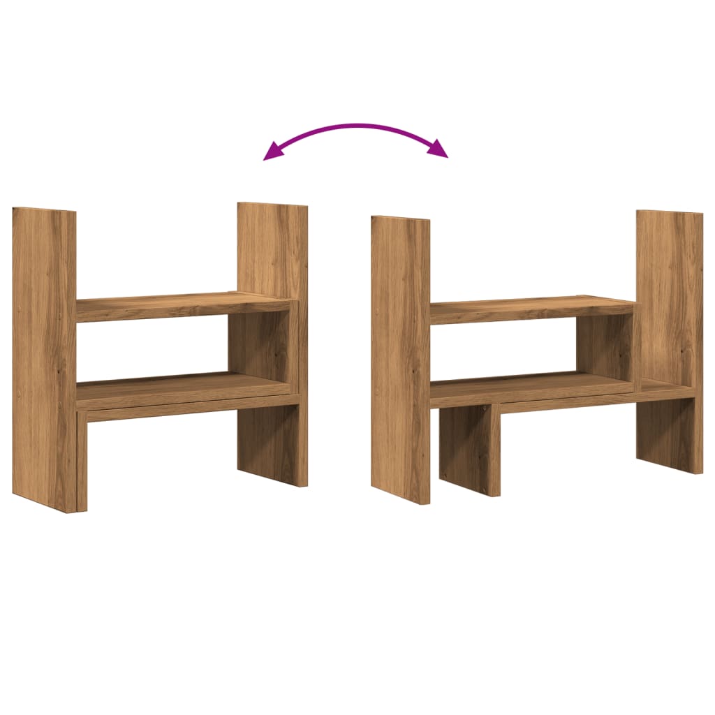 Organizer Scrivania Rovere Artigianale 40x17x41cm in Truciolato 854768