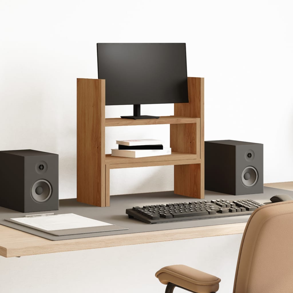 Organizer Scrivania Rovere Artigianale 40x17x41cm in Truciolato 854768