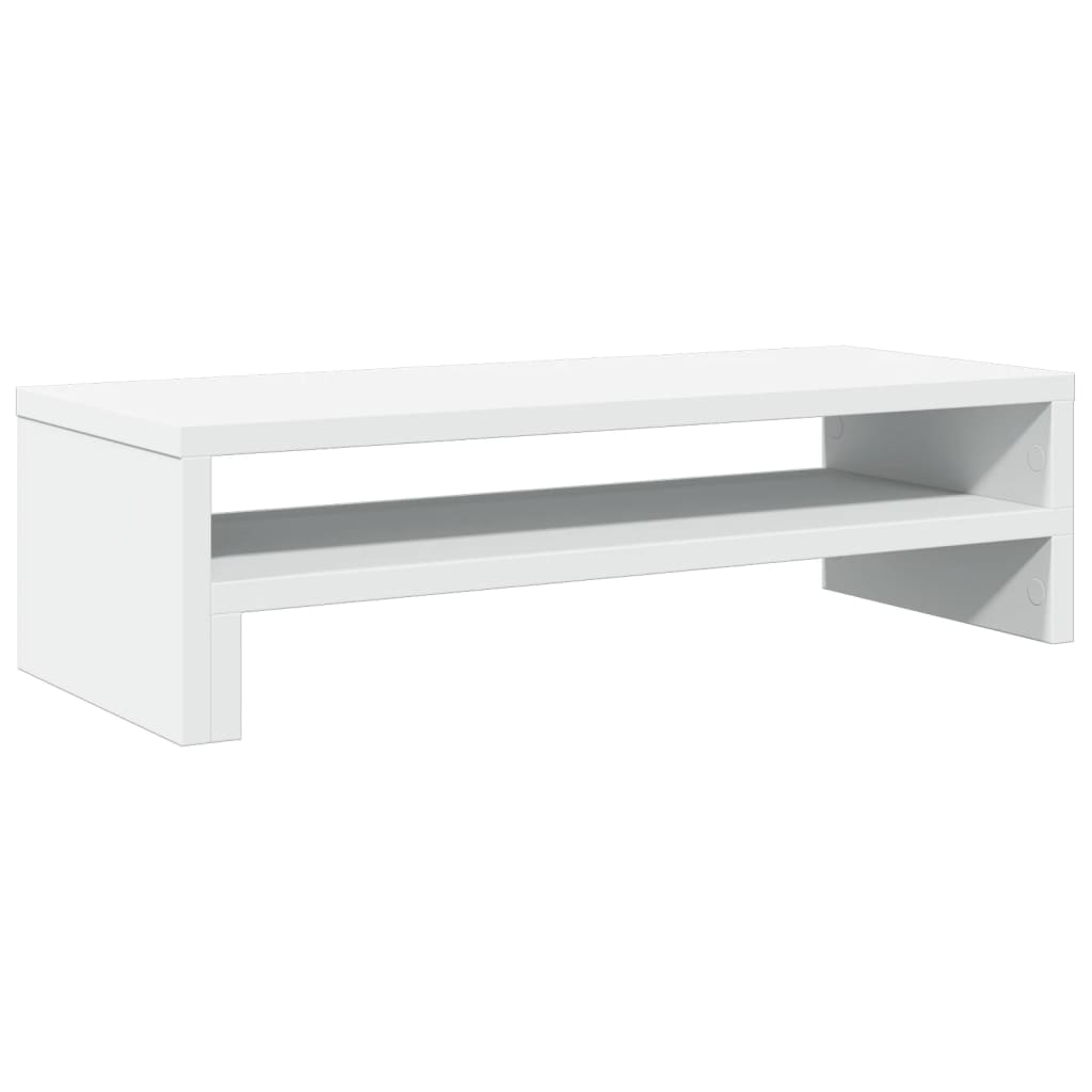 Supporto per monitor tavolo da scrivania 54 x 22 x 15 cm legno ingegnerizzato bianco 02_0044888