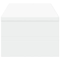 vidaXL Supporto per Monitor Bianco 54x22x15 cm in Truciolato