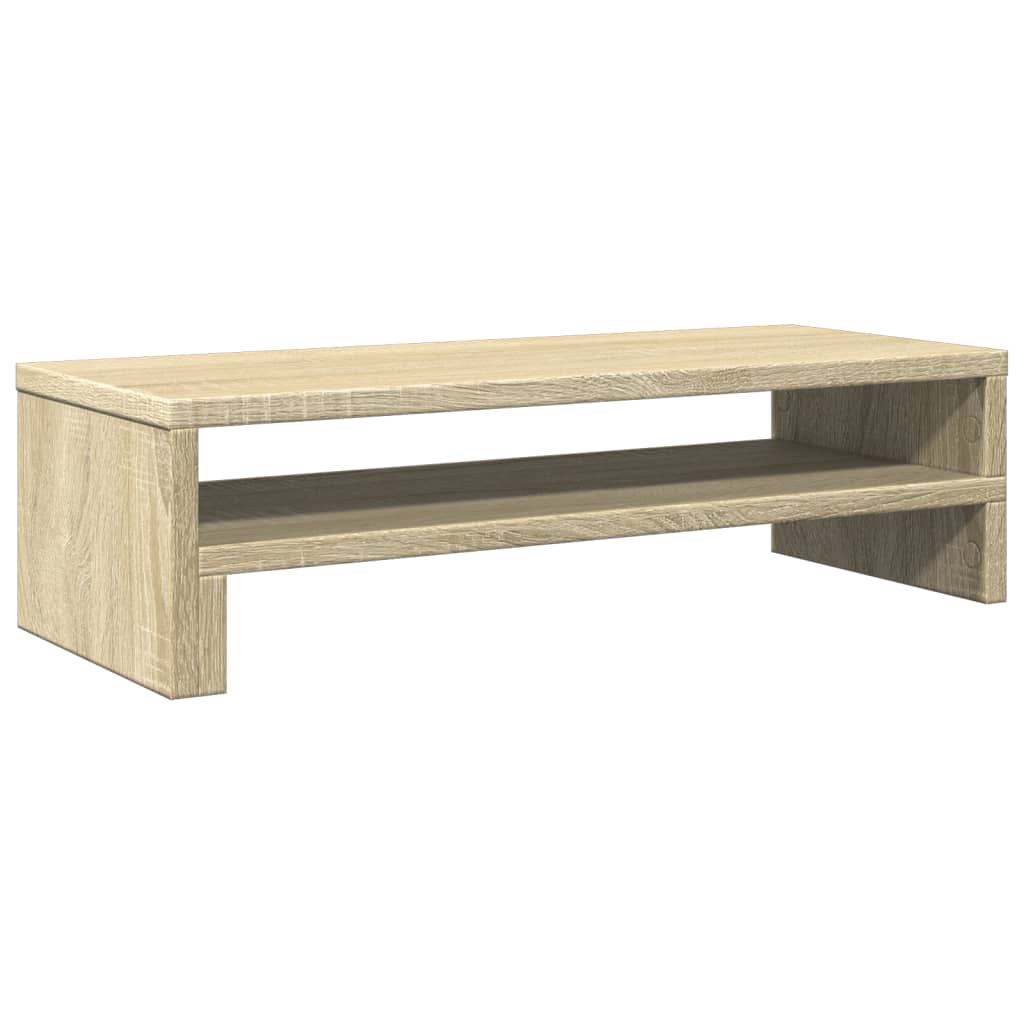 Supporto per monitor da tavolo mobile da ufficio Sonoma 54 x 22 x 15 cm legno ingegnerizzato marrone 02_0044997