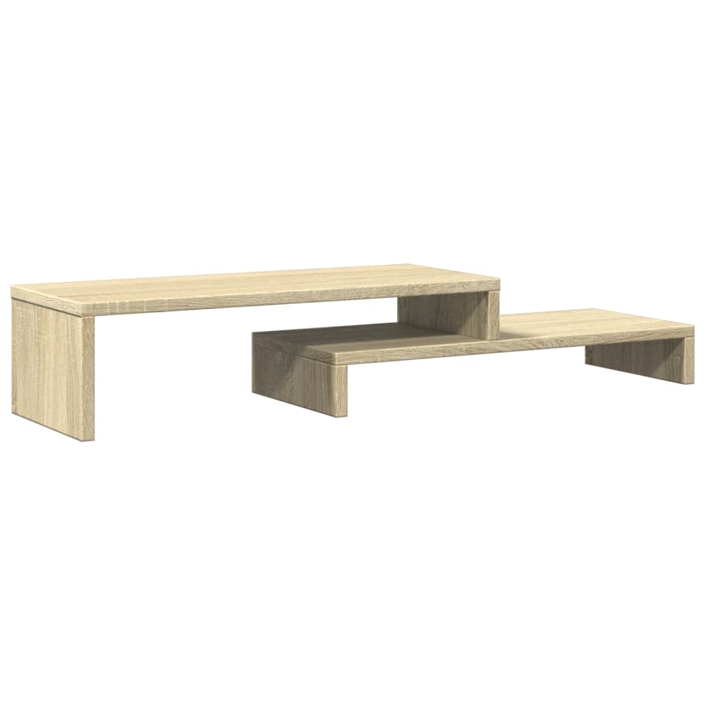 Supporto per monitor da tavolo mobile da ufficio Sonoma 54 x 22 x 15 cm legno ingegnerizzato marrone 02_0044997