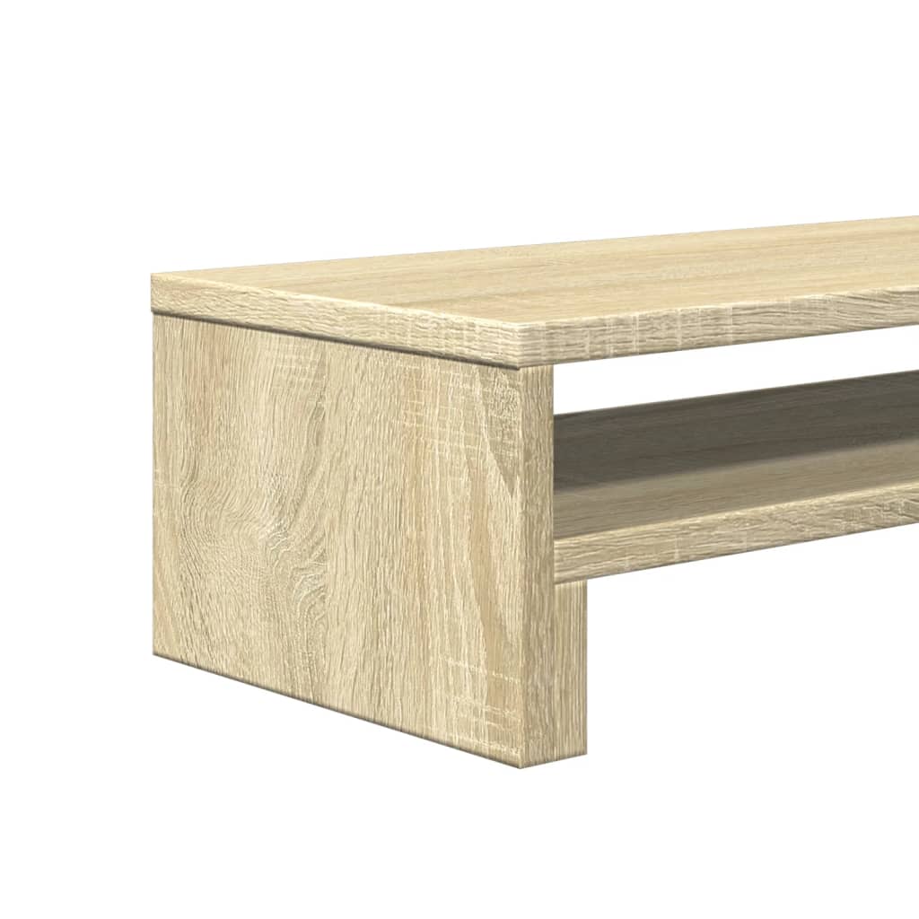 Supporto per monitor da tavolo mobile da ufficio Sonoma 54 x 22 x 15 cm legno ingegnerizzato marrone 02_0044997