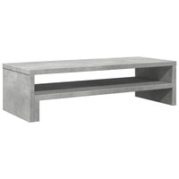 Supporto per monitor tavolo da scrivania 54 x 22 x 15 cm in legno ingegnerizzato grigio 02_0044891