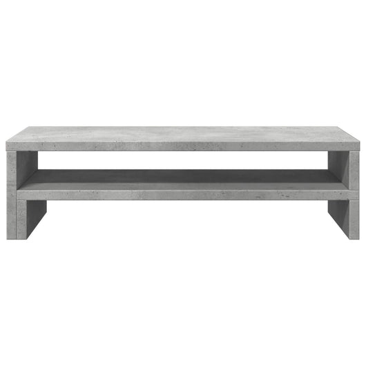 Supporto per monitor tavolo da scrivania 54 x 22 x 15 cm in legno ingegnerizzato grigio 02_0044891